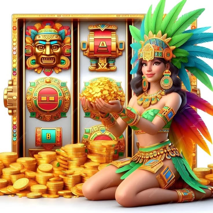 Grid permainan Fa Cai Shen Deluxe dengan area bonus aktif dan pengganda kemenangan